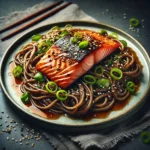 crispy-air-fryer-salmon-with-soba