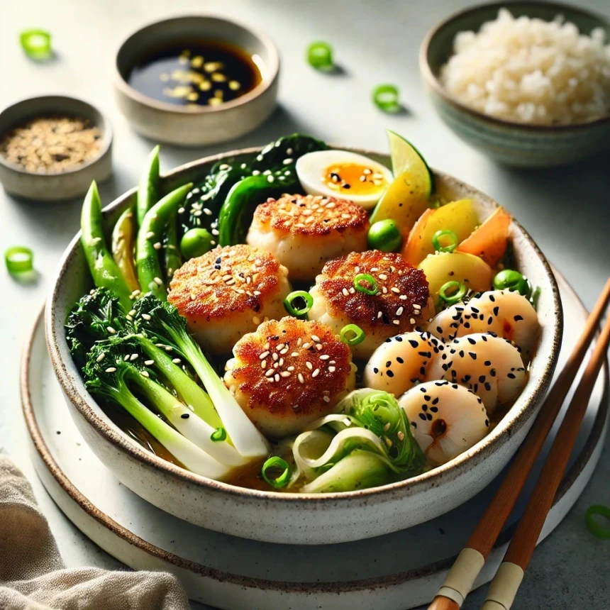 fishcakes-and-scallops-stir-fry-recipe